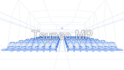 Illustration CG Theater (wire frame)