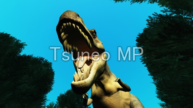 CG dinosaur illustrations