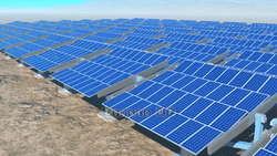 图像 CG 太阳能电池板