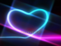 Image CG heart particles