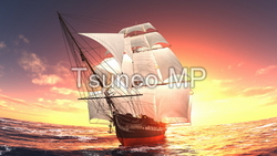 CG ship illustration