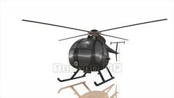图像 CG 直升机直升机