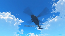 图像 CG 直升机