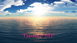 Image CG sea &amp;amp; sunset
