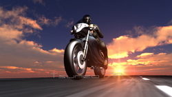 圖像 CG 摩托車