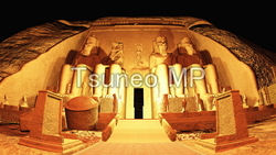 Illustration CG Abu Simbel