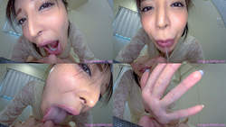 Aya Sakurai - Licking, Spitting, and Breathing Towards Your Nose (POV)